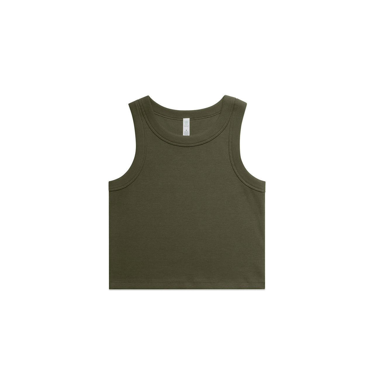 ORGANIC RIB CROP TANK