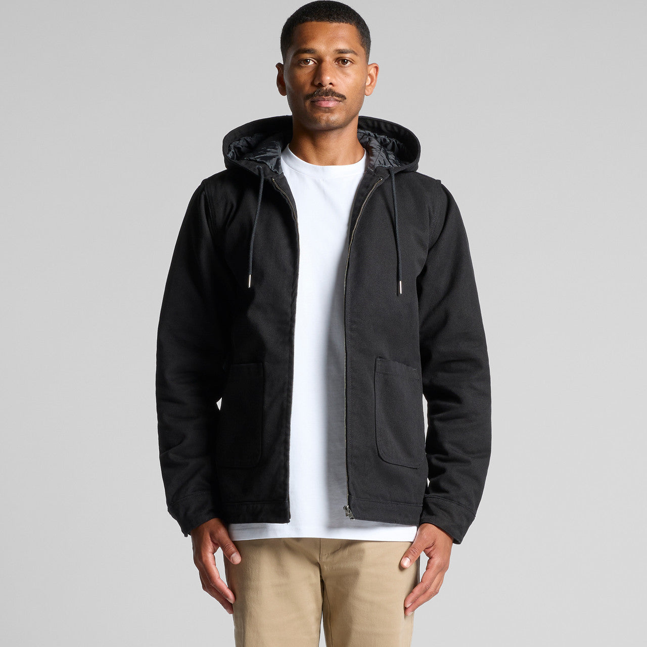 CANVAS HOODED JACKET