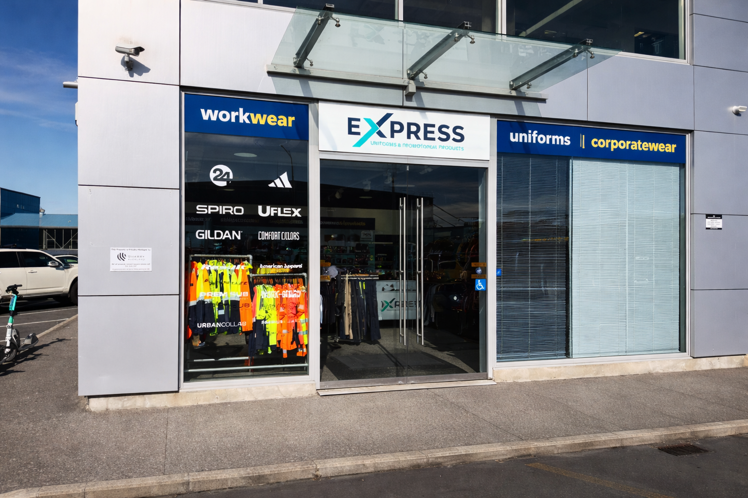 Express Uniforms Penrose Showroom